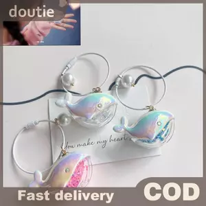 Doutie Cá Voi Dễ Thương Cá Heo Móc Khóa Động Vật Biển Búp Bê Móc Khóa Phụ Kiện Xe Hơi Dành Cho Nam Nữ Cặp Đôi Túi Trang Sức VN