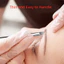 Nhíp lông mày FAVORITEGOODS, Nhíp tóc mặt bằng thép không gỉ có độ chính xác cao, Da nhạy cảm Flat Slant Tip Lông mi giả Nhíp Dụng cụ trang điểm