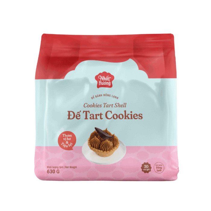 Vỏ Bánh Tart Làm Sẵn Đông Lạnh Nhất Hương Gói 30 Cái Đã Chuẩn Bị Sẵn, Vỏ Bánh Mềm Thơm Ngon Tiện Lợi