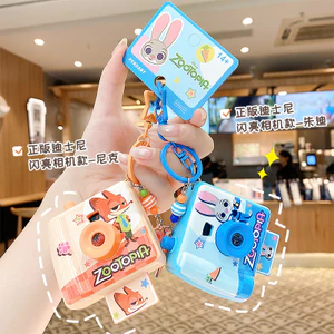 Chính thức Zootopia Judy Nick Decker Ngoại hình Túi hoạt hình dễ thương Móc khóa Mặt dây chuyền