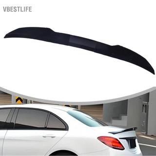 VBESTLIFE Cánh lướt gió cốp sau xe ô tô Yechiry 117-128cm ABS có thể điều chỉnh Cánh bám dính mạnh với băng dính hai mặt cho hầu hết các loại xe trên mái nhà (Đen bóng + Đen)