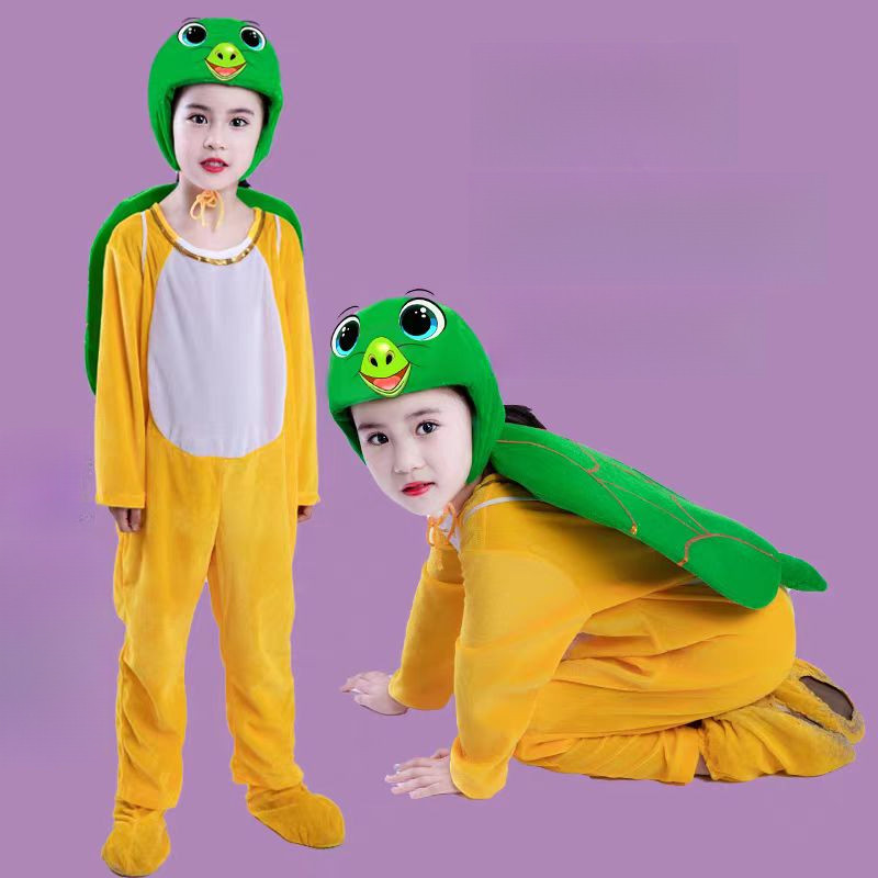 💕Chỗ💕 Quần Áo Trẻ Em Động Vật Múa Trang Phục Quần Áo Cho Bé Gái 3 Đến 14 Tuổi Rùa Trang Phục Mới Lạ Halloween Giáng Sinh