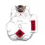 【 COD 】 NORDICLIFE Piggy Bank, Bình đựng tiền thủy tinh hoạt hình, Bình đựng đậu vàng Mini Lucky Cat để trang trí văn phòng phòng phòng khách