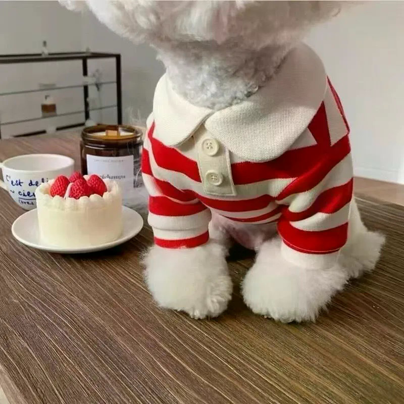 Chó Nhỏ Teddy Áo Len Mùa Đông Mặc Giáng Sinh Bichon Quần Áo Thú Cưng Ấm Áp Phong Cách Dệt Kim