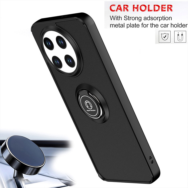 Dành cho Tecno Spark 30 Pro KL7 Vỏ mờ mờ mờ có giá đỡ vòng xoay Ốp lưng TPU chống sốc