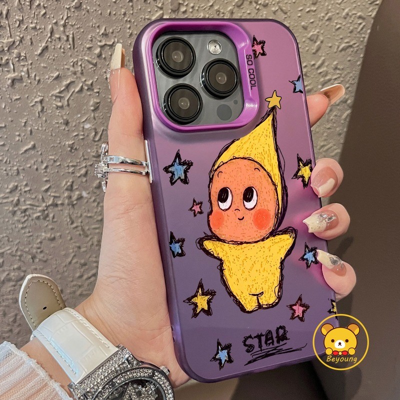 Ốp Điện Thoại Twinkle Twinkle Dễ Thương Cho OPPO Find X9 X8S Plus X8 X7 Ultra X6 X5 Pro X3 Lite 5G 4G Vỏ Phim Hoạt Hình Ngộ nghĩnh Star Boy Matte Ốp Lưng Cứng