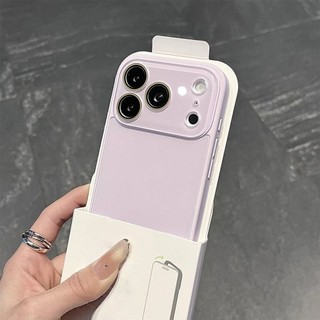 Ốp điện thoại cửa sổ nhỏ kính nhạy băng cao cấp cho iPhone17 Pro Max 16 15 14 13 12 11 Pro Max bảo vệ camera chống sốc chống rơi mặt sau cứng