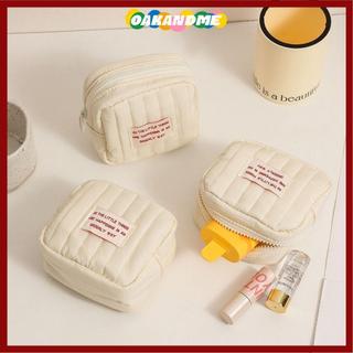 Túi đựng đồ nhỏ OAKANDME, Ví đựng tiền xu Mini dễ thương, có dây kéo Băng vệ sinh nữ Túi đựng mỹ phẩm