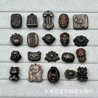 Chìm Gỗ Khắc Phụ Kiện Gấu Sen Tara DIY Hạt Phụ Kiện Trang Sức Điện Thoại Di Động Dây Chuyền Vòng Tay Mặt Dây Chuyền WFL1