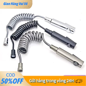 Bộ Phun Sương Nhà Vệ Sinh Kèm Giá Đỡ, Tăng Áp, Màu Đen/Xám, Thiết Kế Tự Dính Không Khoan Lỗ, Điều Chỉnh Độ Cao, Kèm Ống
