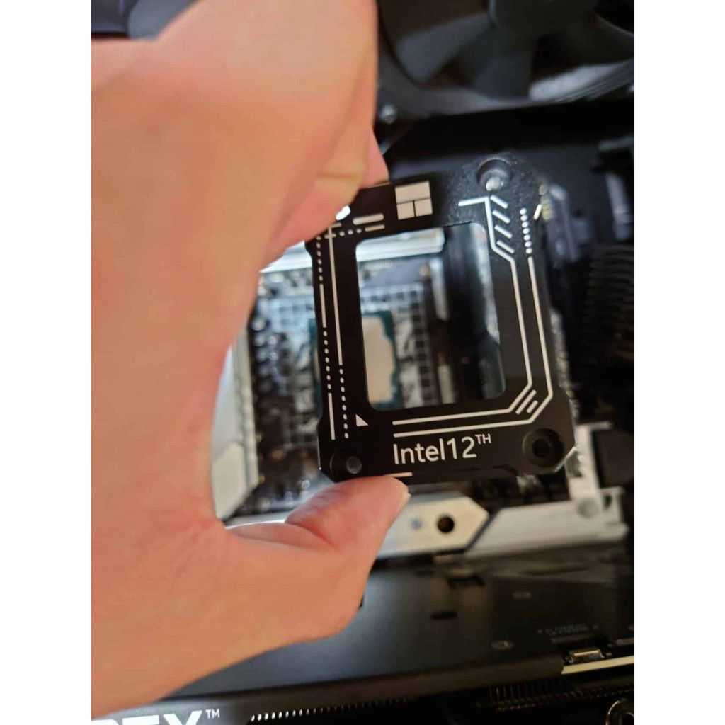 Khung Chống Cong CPU Intel Hợp Kim Nhôm, Đi Kèm Miếng Đệm Cách Điện An Toàn, Tháo Lắp Đơn Giản, Chất Lượng Tốt, Hỗ Trợ C