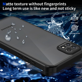 Dành Cho Samsung Galaxy A22 5G / A22s 5G Ốp điện thoại Cứng Mờ Da-Cảm Giác Mềm Khung TPU Chống Sốc Mỏng