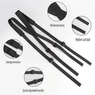 Thắt lưng thuế TRACELIOIAN, Dây đeo dụng cụ hình chữ Y màu trơn, Dây đeo vai Nylon có thể điều chỉnh bền bỉ