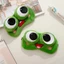 NKSFX Plush Sleep, Cartoon Plush Green Big Eyes Frog Sleep Eye, Lovely Thoáng Khí Che Mắt Ngủ Thân Thiện Với Da Giấc Mơ Đêm