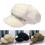 Mũ nồi KANGN, Thiết kế thời trang Mũ Newsboy hình bát giác, Phụ kiện thông thường Mũ che mặt cổ điển dành cho nữ