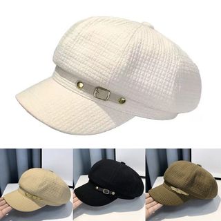 Mũ nồi Newsboy thiết kế thời trang hình bát giác, phụ kiện cổ điển cho mùa thu đông