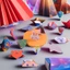 JUIC DIY Giấy Động Vật Bộ, Trang Trí Bàn Làm Việc Sáng Tạo Động Vật Dễ Thương Origami Papercraft Bộ Dụng Cụ, Handmade Người Yêu Động Vật Origami Giấy Mèo