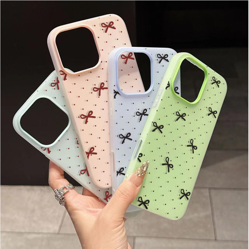 Ốp Lưng Cho OPPO A5S A5 A9 A53 2020 A94 A93 A74 A57 A77 A98 F31PRO RENO 8 5F 5 6 Lite 7 10 Pro Thời Trang Nơ Mềm Mại Dễ Thương Kẹo Mờ Cover
