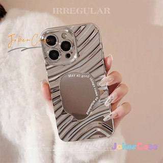 Vỏ Cho IPhone 17 16 14 15 11 13 12 Pro Max X XS Max XR 15 14 16 7 8 Plus SE 2 3 Gương Trang Điểm Mát Mẻ Sáng Tạo Vỏ Mềm
