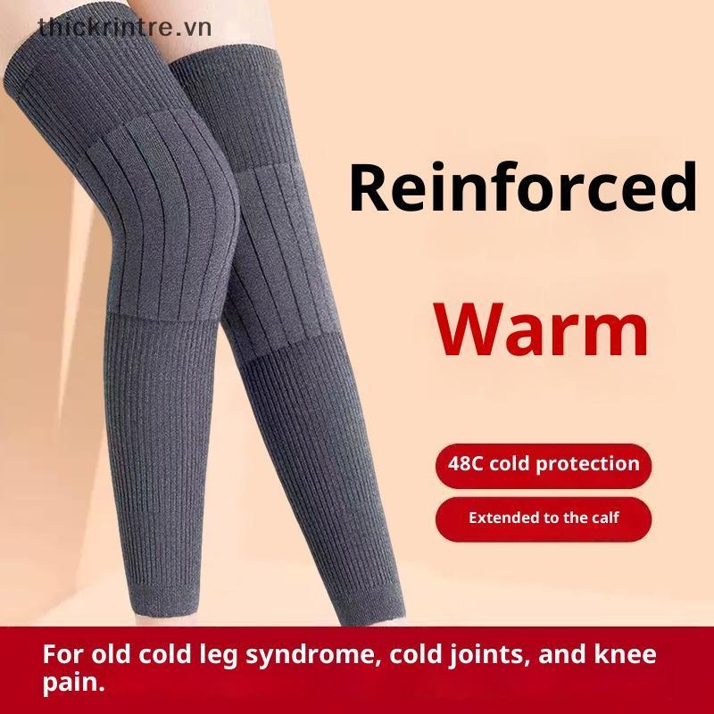 Cặp Bọc Đầu Gối Len Cashmere Đen/Xám - Protector Cho Người Việt