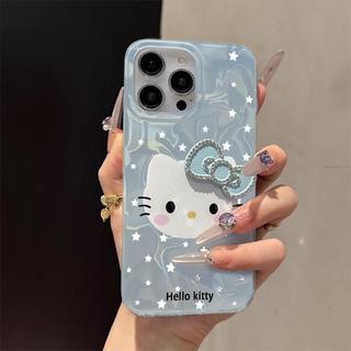 Ốp Lưng Nơ Kim Cương Hello Kitty Hoạt Hình Cho Realme 15 13 Pro 15T 15 C71 14 14T C75X C65S C75 13 C63 12 12X Note70T 70 60X 4G 5G C61 C15 Vỏ Điện Thoại Bé Gái