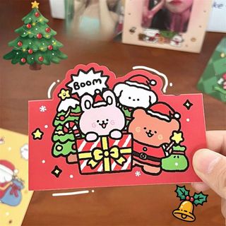 Đồ Gói Card Tấm Trang Trí Giấy Gói Quà Noel Gift Christmas Xinh Timo GQ65