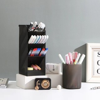 Kệ Nhựa ngăn đựng bút,Mỹ Phẩm, Đồ Trang Điểm, Đồ Dùng,Hộp Ống Cắm Bút SUNNY
