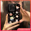 Dopamine Bowknot Star Tree Lẩu Gấu Dễ Thương Puppy Penguin Cover Tương Thích Cho IPhone 11 17 16 15 13 14 12 Pro Max Air 17 13 16 15 Pro 7 16 15 14 Plus XR XS Max Vỏ Bề Mặt Bóng