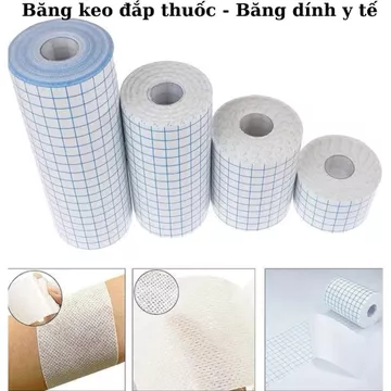 Cuộn Băng Dính Đắp Thuốc Đông Y - Băng Dính Y Tế Dán Vết Thương Chống Thấm Nước
