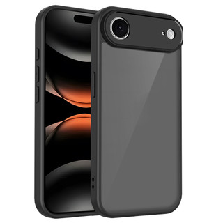 Dành Cho iphone 17 Air Case Trong Suốt Cứng Lưng Da-Cảm Giác Mềm Khung TPU Chống Sốc Mỏng Vỏ