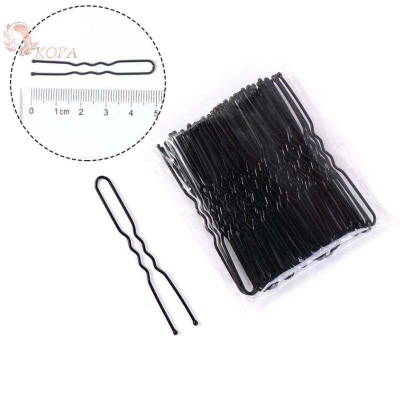 KOPA 50 Chiếc Nữ Vàng Kẹp Tóc Kiểu Tóc Dụng Cụ Tạo Kiểu Tóc Hairgrip Hình Chữ U Barrette Kẹp Tóc Cho Nữ Phụ Kiện Tóc VN