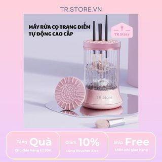 Máy Rửa Cọ Trang Điểm Tự Động Cao Cấp (7000 vòng/phút) - Hai Phiên Bản Sạc Điện & Cắm Dây