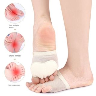 1 Phụ Kiện Mềm Ballet Ngón Chân Pad Thoáng Khí Chống Sốc Khiêu Vũ Đế Giảm Áp Lực Miếng Lót Metatarsal