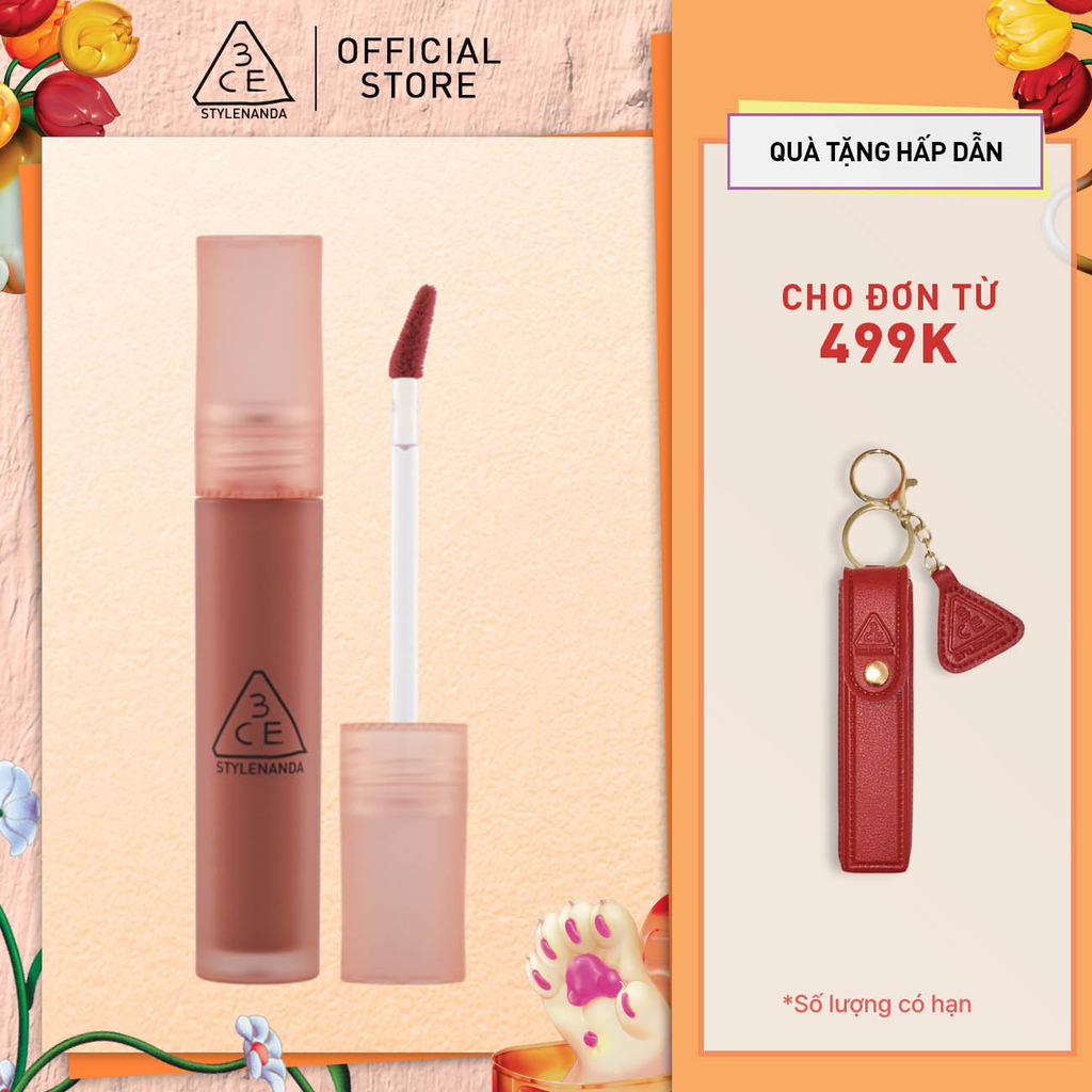 Son Kem 3CE Cho Viền Môi Mờ Ảo Không Lem Blur Water Tint