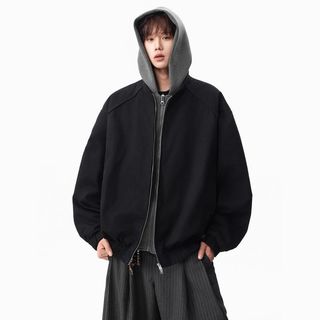 Áo khoác nam ESEA phong cách Harajuku cổ điển Nhật Bản, thiết kếlayering độc đáo