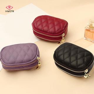 Ví Đựng Tiền Xu Bằng Lưới Có Dây Kéo HWETR | Túi Đựng Thẻ Mini Nhỏ Gọn Tiện Lợi Cho Nữ Thời Trang