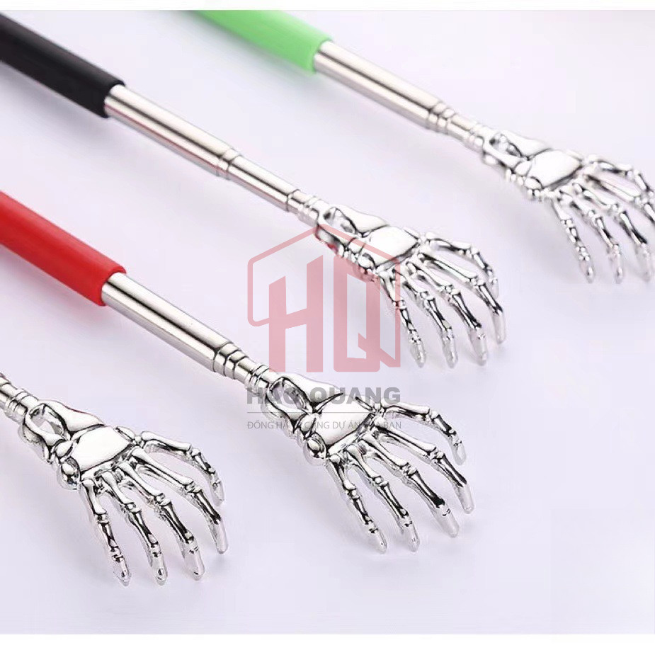 Cây Gãi Lưng Hình Bàn Tay Xương – Cán Dài Thu Gọn, Nhiều Màu – Gậy Gãi Lưng Tiện Lợi