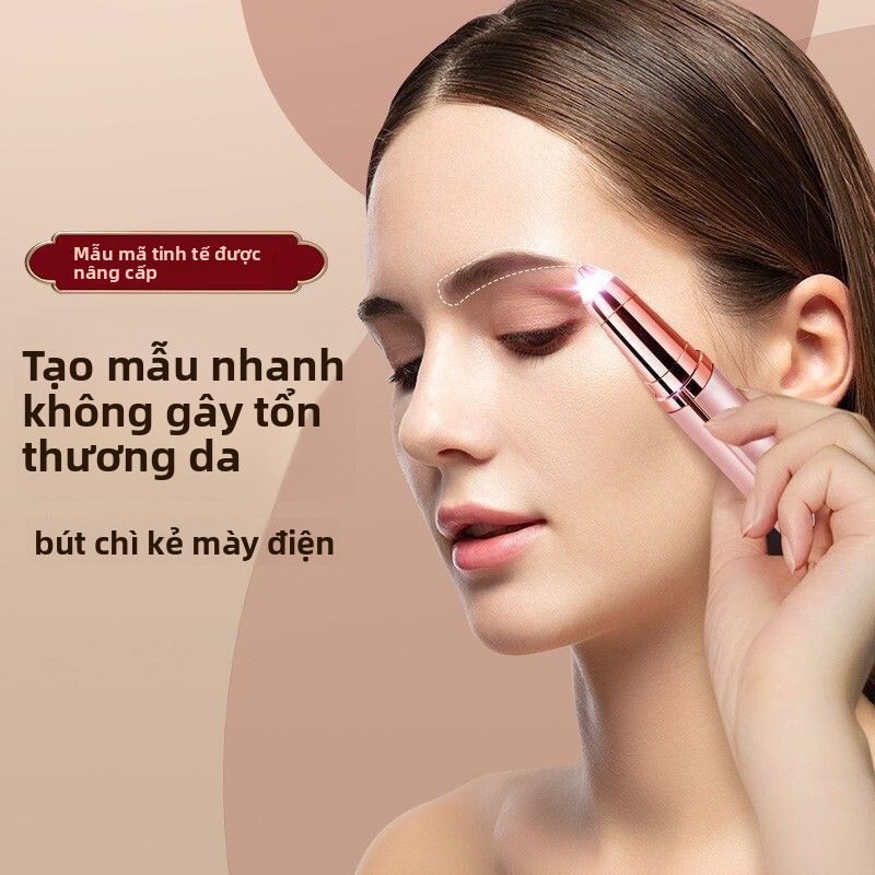 Bút tỉa mày, kẻ mày sạc 360° đa năng – làm đẹp chị em, dễ tạo dáng mày, tiện dùng daily.