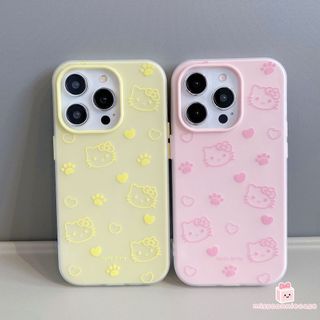Ốp Lưng Cho Iphone 16 17 13 12 15 14 11 Pro Max Air XR XS X Max 8 6 14 15 6s 7 Plus Hoạt Hình Ngọt Ngào Dễ Thương HelloKitty Màu Kẹo Mới 2 Trong 1
