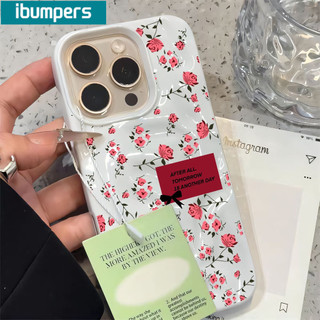 Ibumpers Ốp Điện Thoại Họa Tiết Hoa Đẹp Thẩm Mỹ Dễ Thương Thanh Lịch Silicon Mềm Cao Cấp Vỏ Chống Sốc Cho iPhone 11 12 13 14 15 16 17 Pro Max IP 7 8 Plus Iphon X XS XR