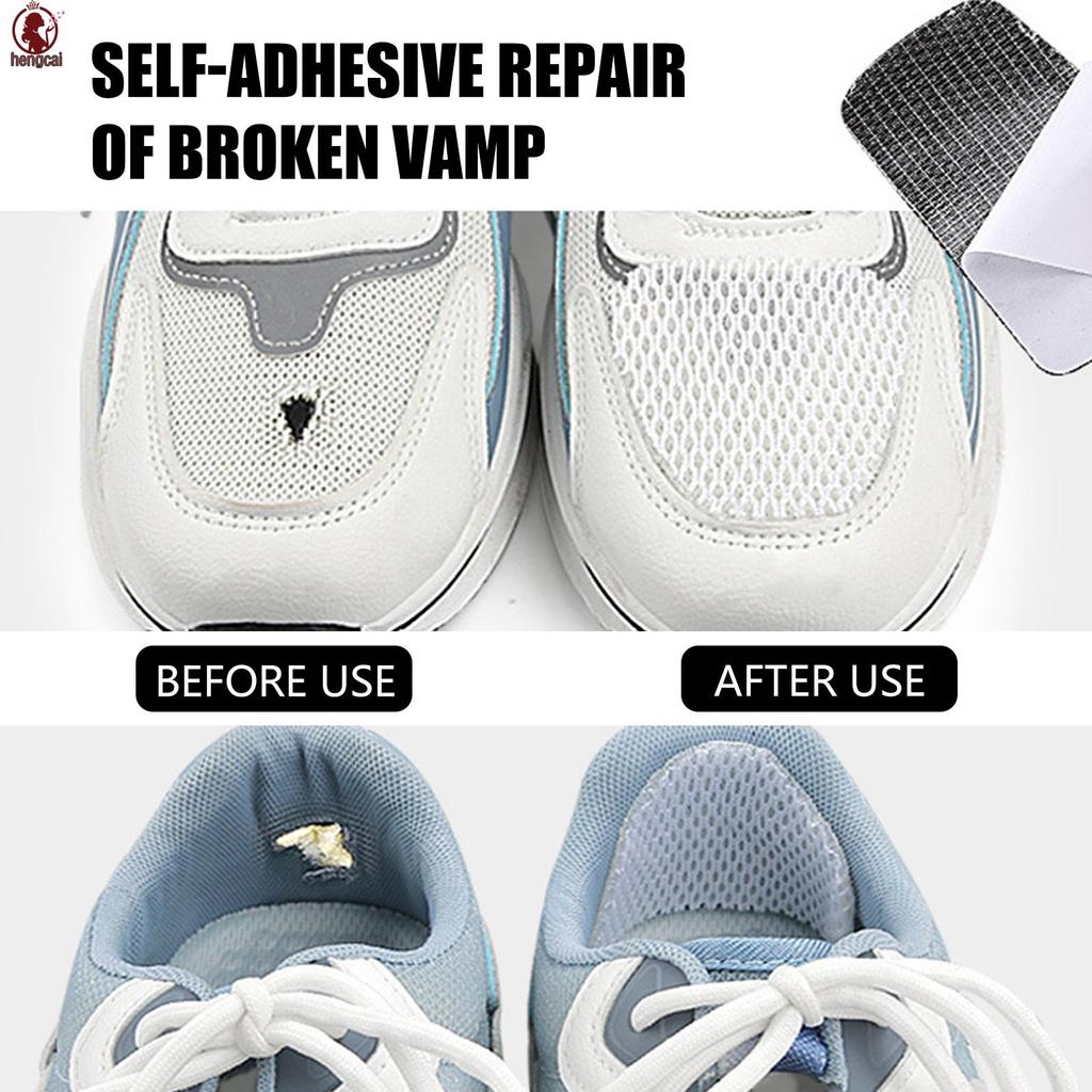 Giày Sneaker Giày Gót Sửa Chữa Miếng Dán Đế Lỗ Vuông Miếng Dán Vô Hình Dính Lót Phù Hợp Với Giày Thể Thao Da Giày Cao Gót