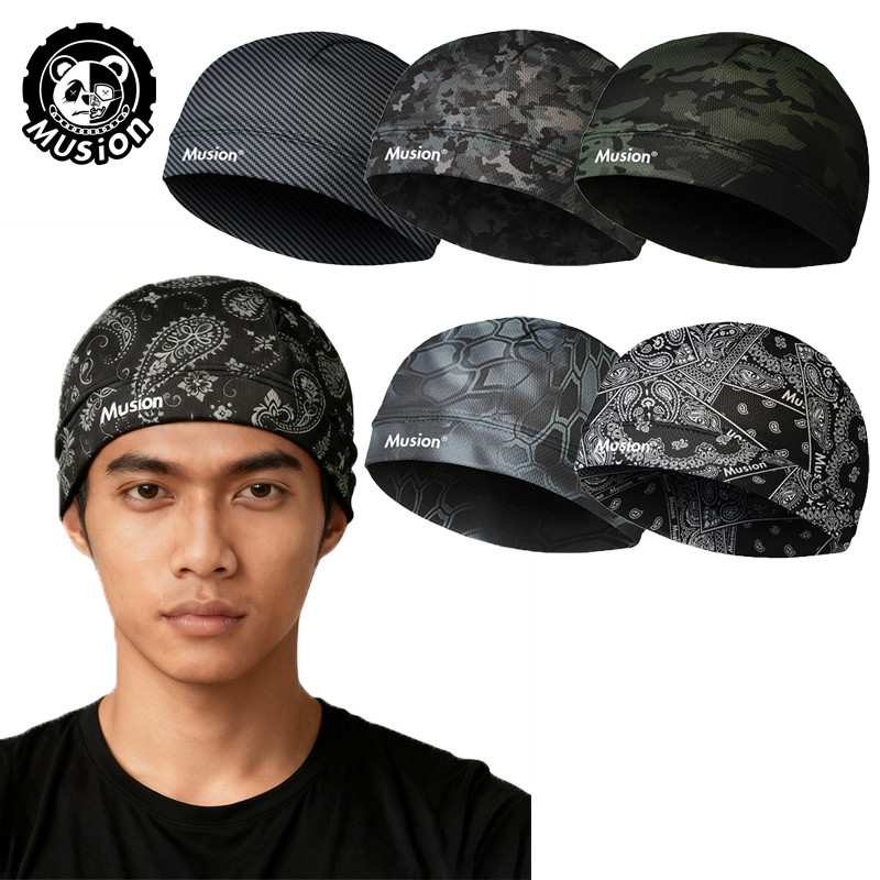 Musion Mũ Durag Paisley dành cho nam nữ - Vải thấm hút mồ hôi, lỗ thông hơi, siêu mát. Phù hợp leo núi và cắm trại.