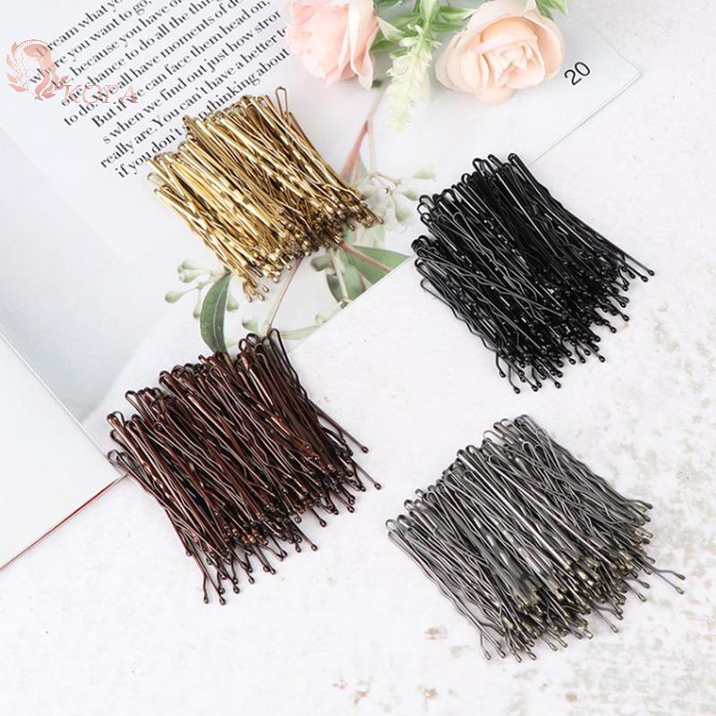 KOPA 50 Chiếc Nữ Vàng Kẹp Tóc Kiểu Tóc Dụng Cụ Tạo Kiểu Tóc Hairgrip Hình Chữ U Barrette Kẹp Tóc Cho Nữ Phụ Kiện Tóc VN