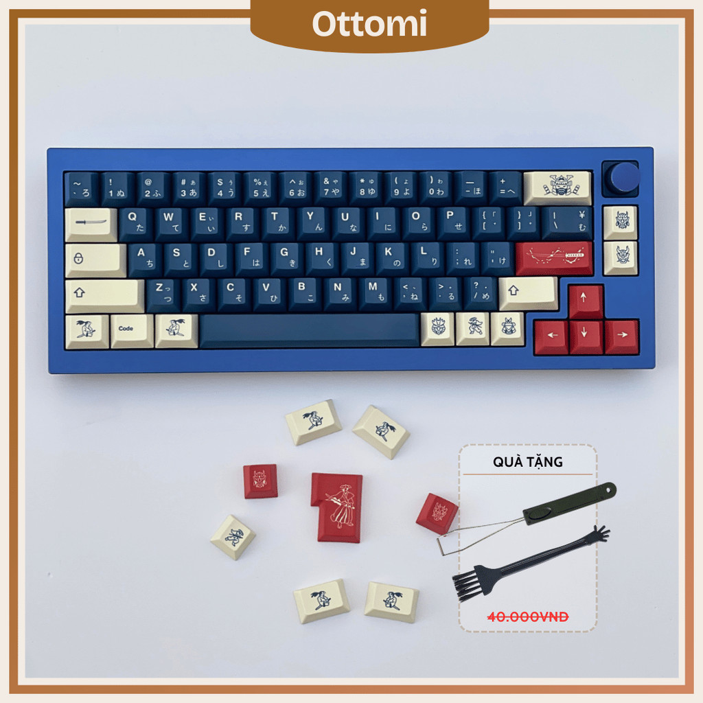 Keycap Ronin Lãng Kiếm Khách Cho Bàn Phím Cơ, Cherry Profile, Nhựa PBT ...