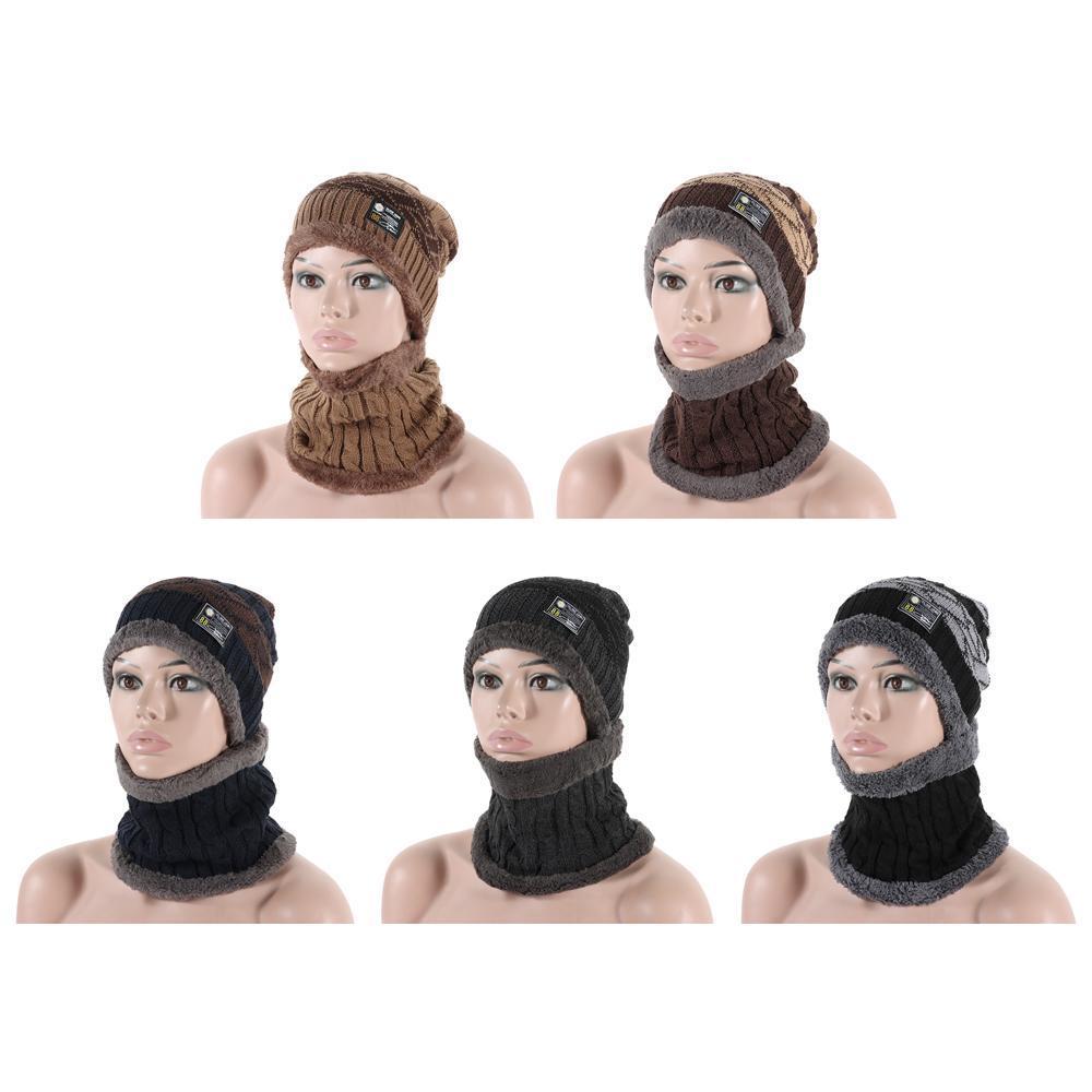 Mũ Beanie Dệt Kim Dày Lớp Lông Cừu - Ấm Áp Cho Thu Đông GETVOW
