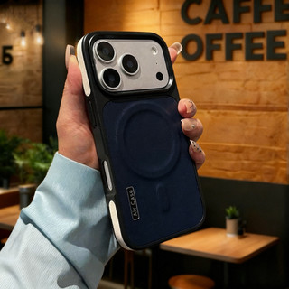 Ốp Điện Thoại Da Từ Tính N52 Tích Hợp Cho IPhone 17Pro Max 12 13 14 15 16 Pro Max Vỏ Cứng Mặt Sau Chống Sốc