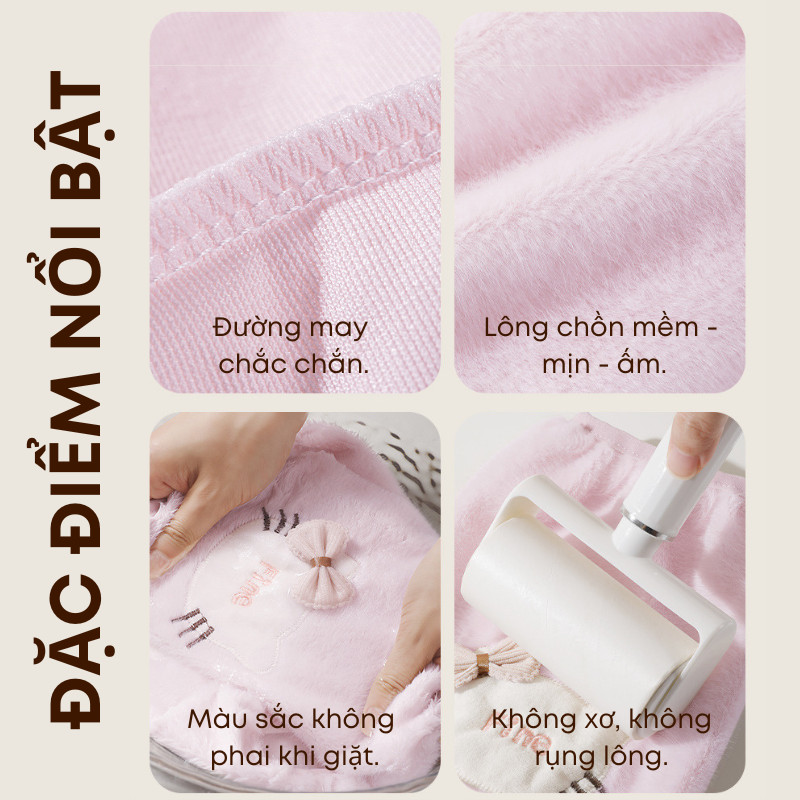 Set 2 Bao Ống Tay Áo Dài KOOBEE - Chống Dầu, Chống Bẩn, Chống Mài Mòn - Chất Liệu Lông Chồn Mịn Mềm Ấm - 4 Màu | 352