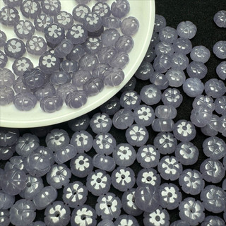 ((10 cái) Hetian Jade Khói Tím 8x5mm hạt phẳng rời - phụ kiện vòng tay)