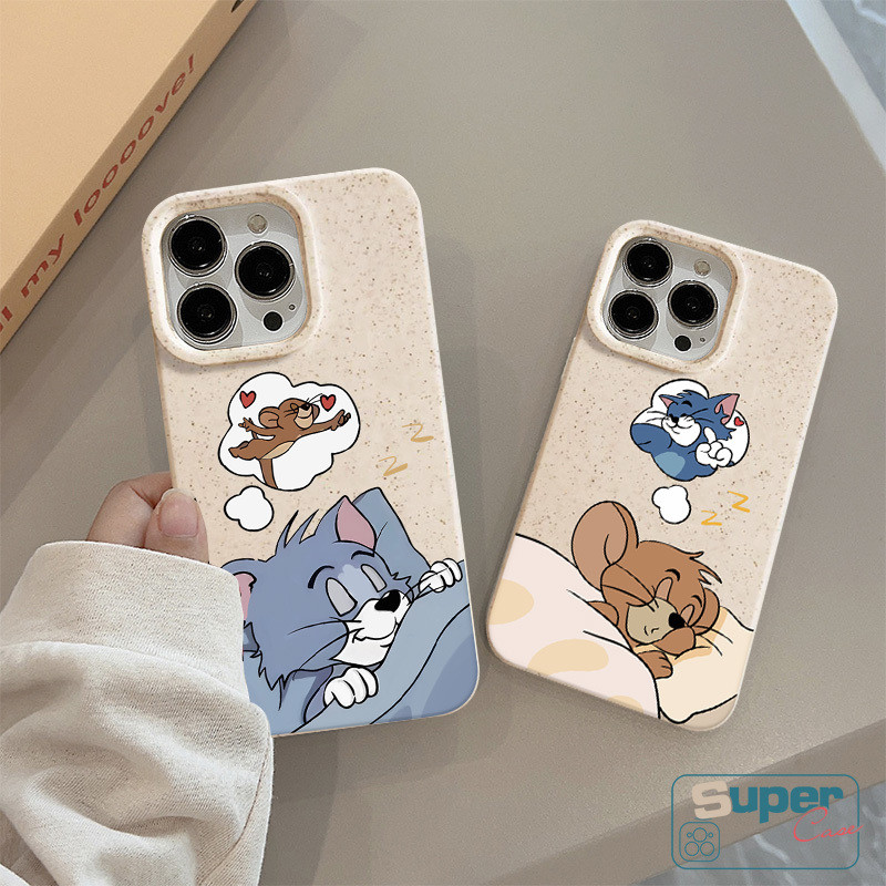 Ốp Lưng Tương Thích Cho IPhone 15 13 17 16 11 14 12 Pro Max XR Air X XS Max 6s 16 8 14 15 6 Plus SE 2020 Phim Hoạt Hình Dễ Thương Giấc Mơ Bạn Bè Chuột Mèo Bìa Mềm