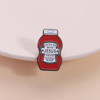 Trâm cài Ceramic hình cà chua đáng yêu và sáng tạo - Personalized Pun Brooch cho Balô và Huy hiệu Phụ kiện